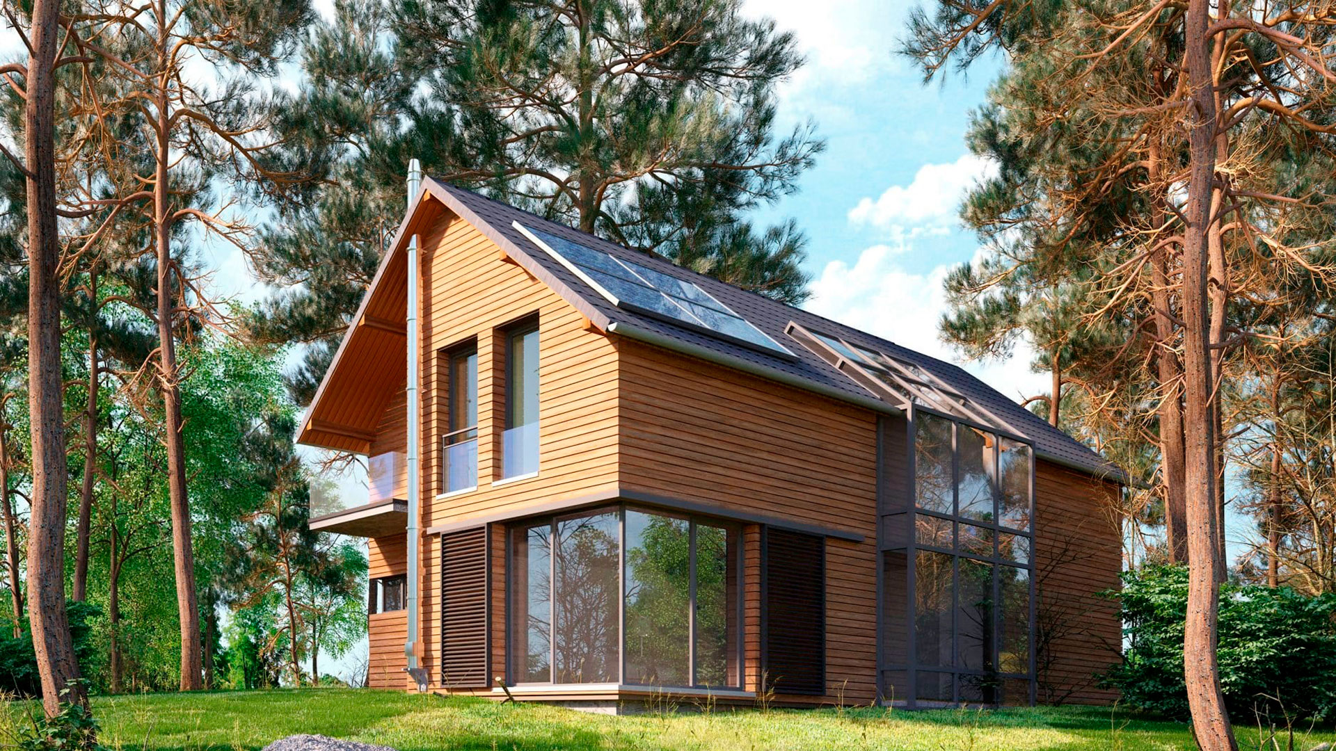 طراحی ویلای کنگان