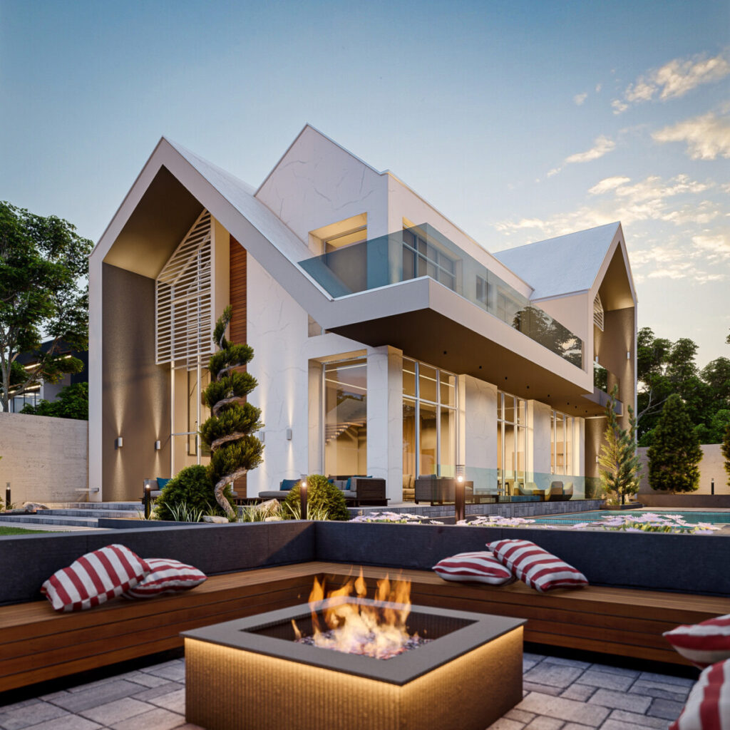 برفی - طراحی ویلا