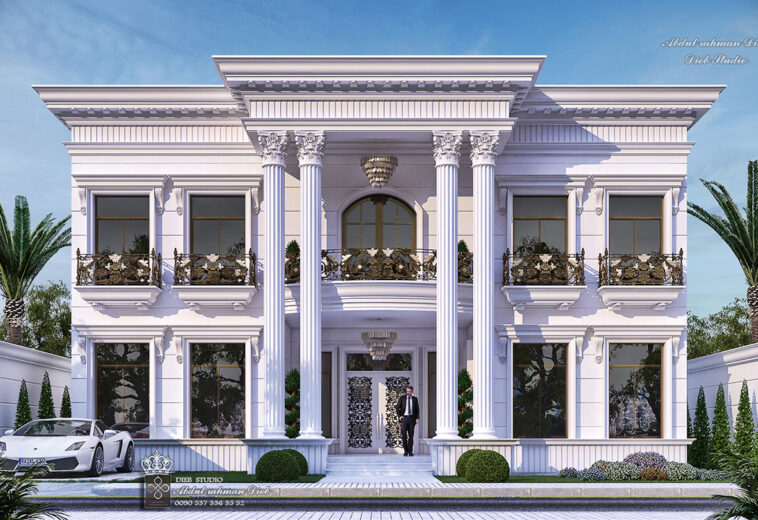 طراحی ویلا کلاسیک
