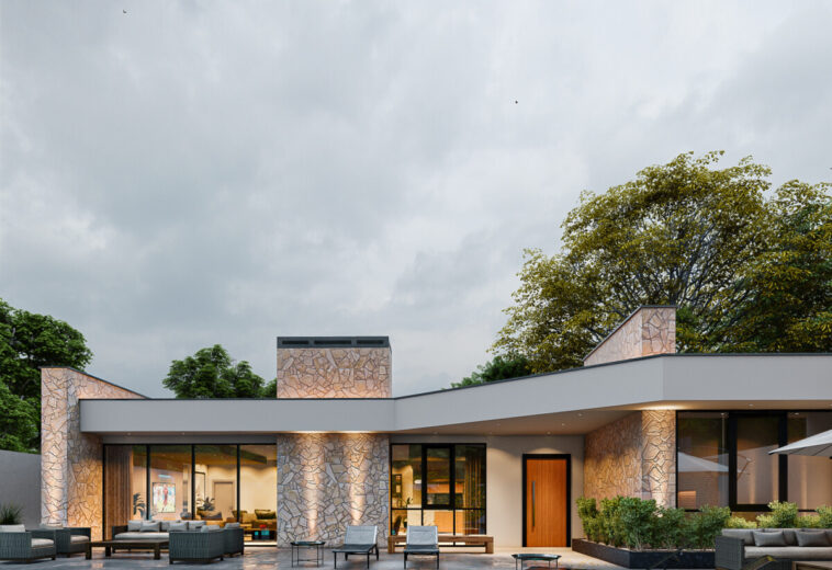 کژ – طراحی ویلا